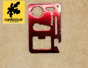 Outdoor supplies Color universal saber card folding life-saving survival field survival tools Mini screws