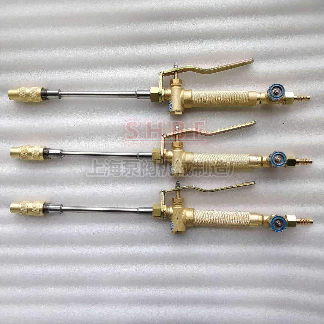 Brass medium bag drainage gun CTYLQ-1 steel mill metallurgical special oxygen blowing gun 6mm 8mm 10mm