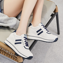 2021 spring new casual sports shoes women winter plus velvet small size 31 32 33 thick bottom inner increase dad shoes