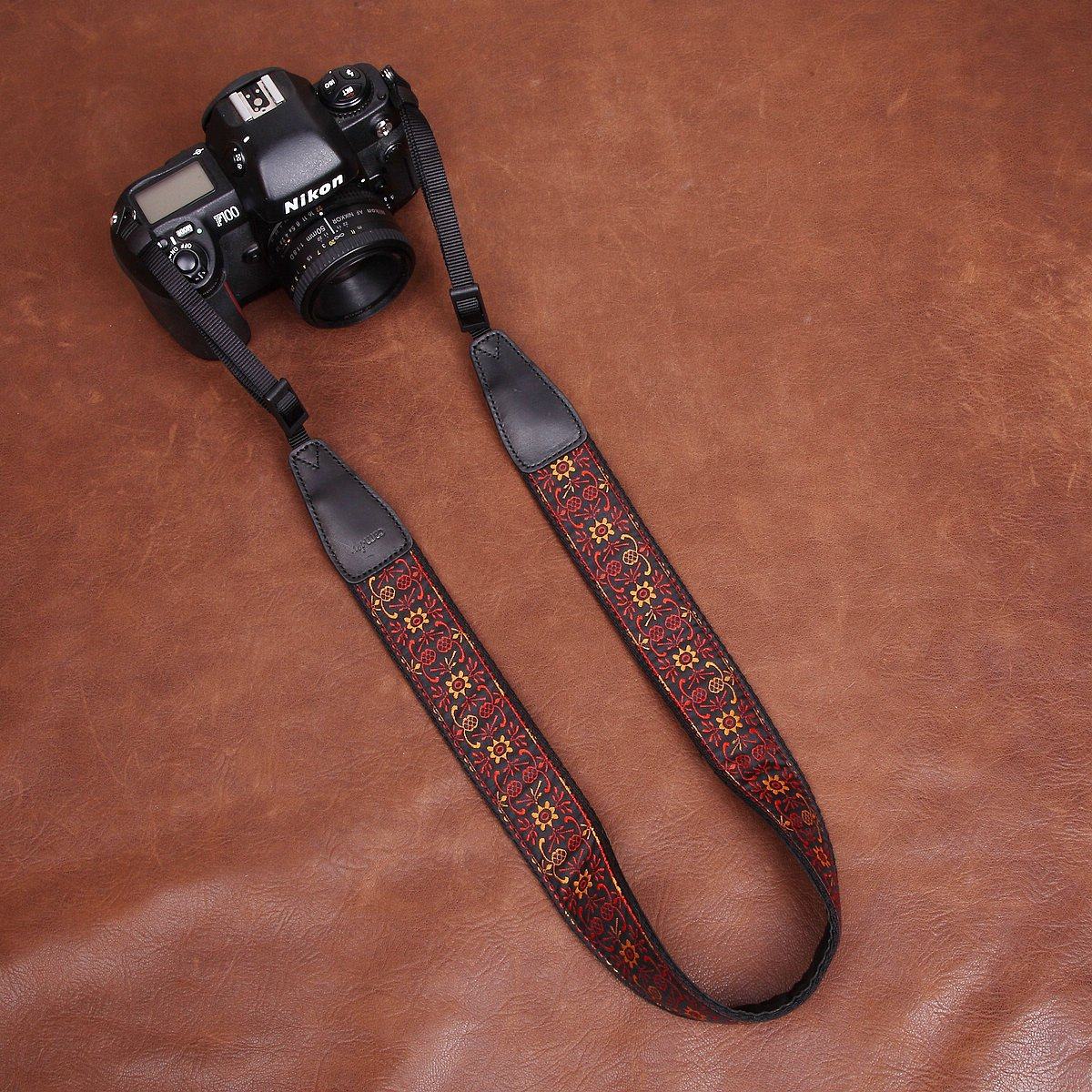 cam-in Embroidery Series Professional Camera Strap Universal Interface Cam7444