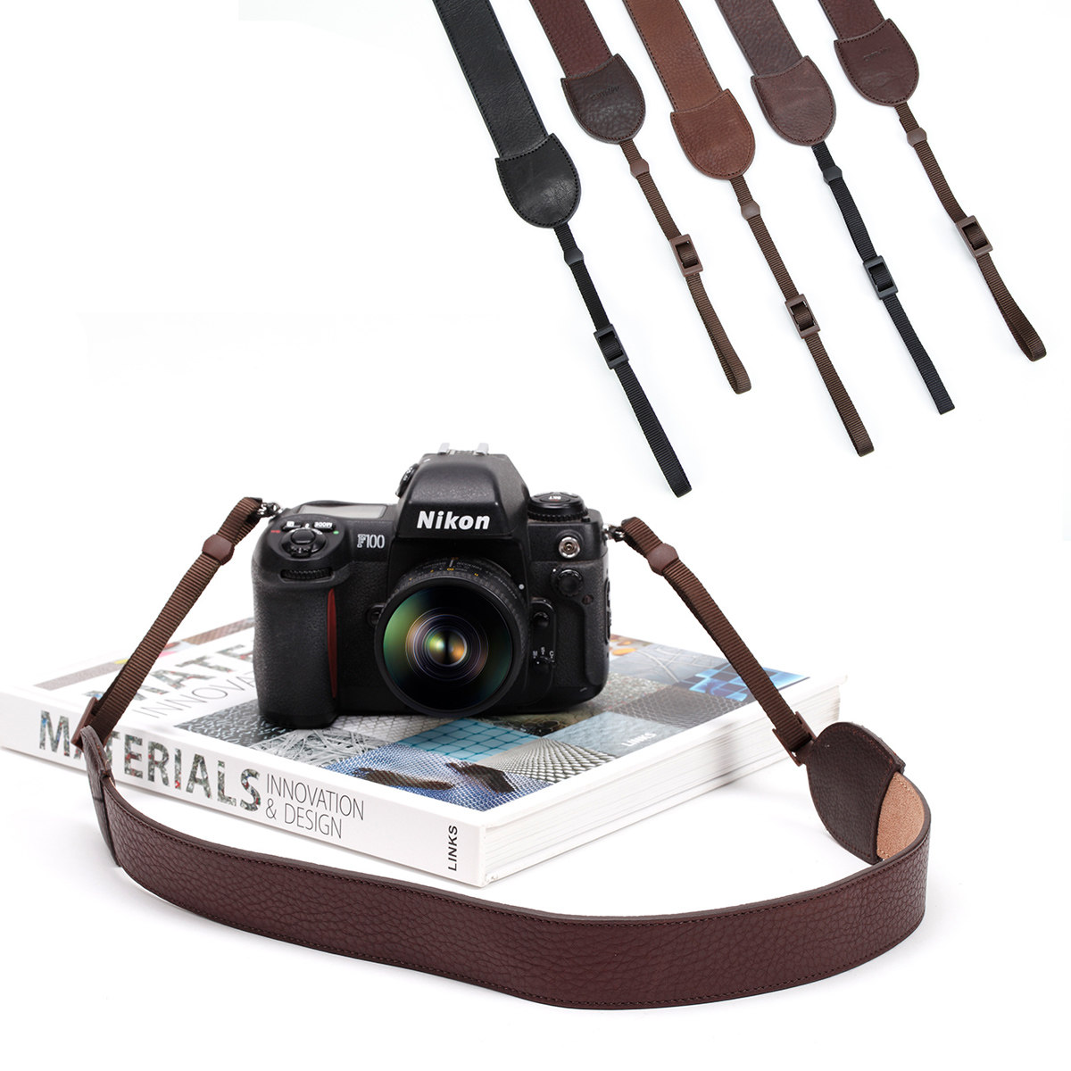 cam-in italian original plant Plant Tanning Cow Leather Camera Hug Bag Genuine Leather Shoulder Strap Universal Interface CS184