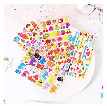 Cute Cartoon Three-dimensional Bubble Sticker Growth Archives Diy Decoration Tool Hands Account Diary 3D Material Stickers