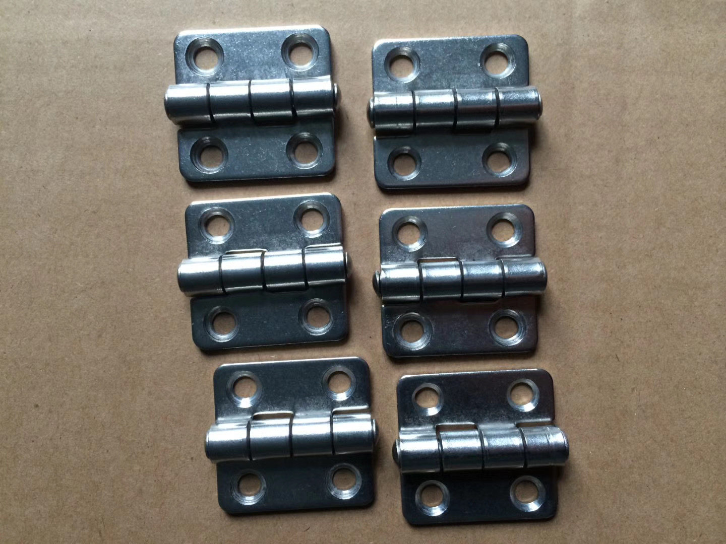 Zhuo Guan 304 stainless steel CL253-1 countersunk hole hinge Standard cabinet flat flap folding door hinge distribution box