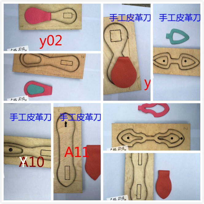 Handmade leather tools Handmade leather knife mold Keychain knife mold Japanese knife