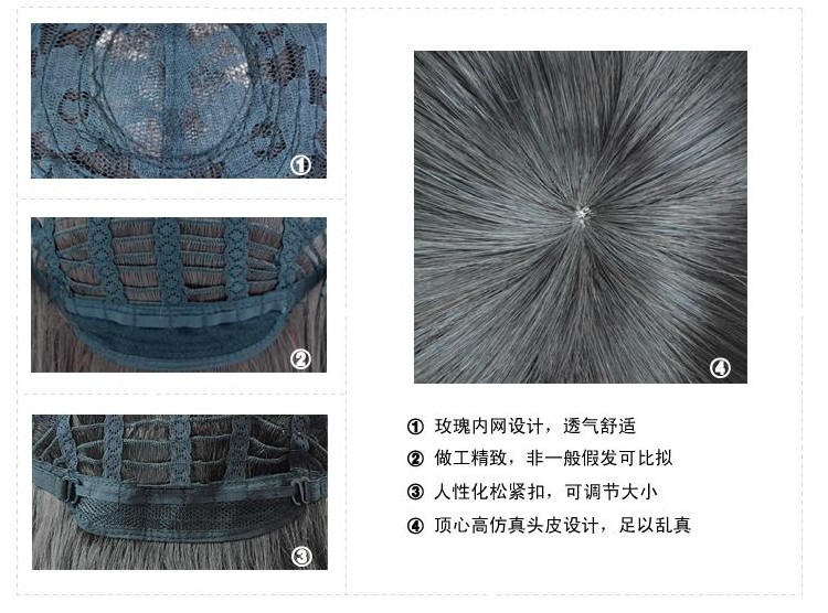 Cosplay tóc giả điều khô chị nhỏ chôn khô chất liệu chị tóc giả nhỏ chôn cloak vàng 80 CM dài thẳng tóc cosplay violet evergarden