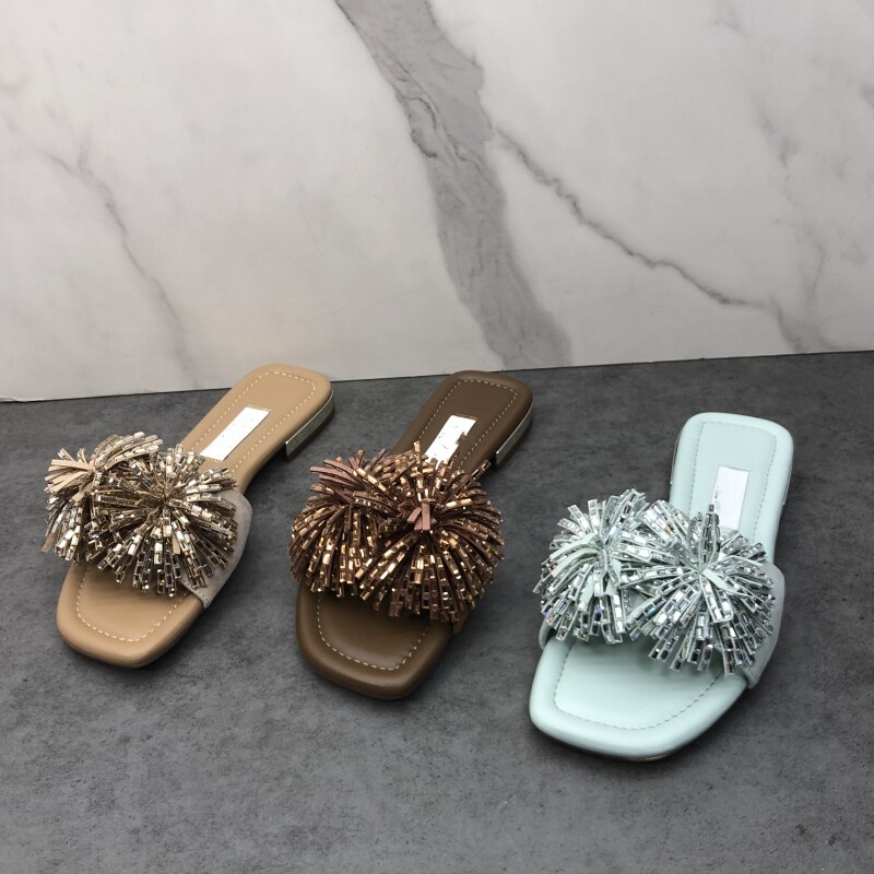 2026 Summer New Original Foreign Trade Starry Fireworks Flat Sandals for Women, Versatile and Comfortable, Trendy Slippers 2026 Summer New Original Foreign Trade Starry Fireworks Flat Sandals for Women, Versatile and Comfortable, Trendy Slippers