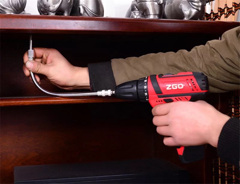 Metal universal flexible shaft Batch head connecting rod Multi-angle working charging drill Flexible shaft connecting shaft