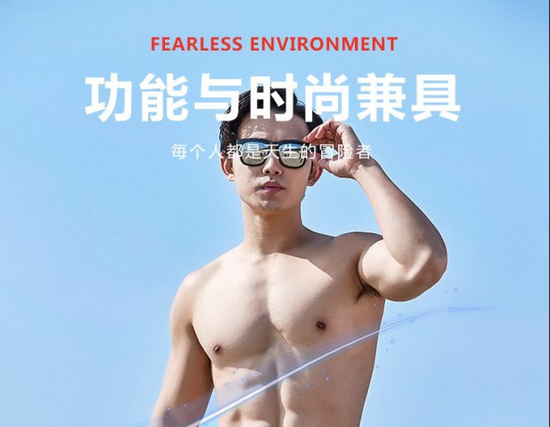 Mới Li Ning Boxing Đồ bơi Spa Quần bơi nam Quần bơi Qi Li Ning LSSN717 - Nam bơi đầm quần bơi boxer nam