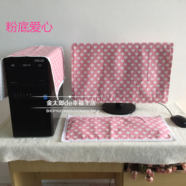 Vải hai lớp mới bằng vải cotton và vải lanh để bàn máy tính bảo vệ màn hình vải bảo vệ một máy che bụi tùy chỉnh áo trùm máy giặt cửa trước electrolux
