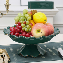 Creative Personality Fruit Pan Upscale Dry Fruits Pan Fruit Pan Nordic Light Lavish Snack Dish Home Living Room Tea Table Hem