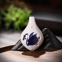 6 -яма короткая лебедя [керамика] Учебная мешка с флейтой