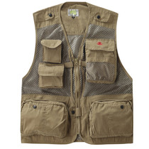 Chinese Photographers Association Custom Photography Machia True Vest Mid-Aged Waistcoat Phishing Photography Director