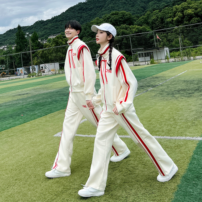 Sports Meeting Opening Ceremony Clothing, Entrance and Exit Performance, Placard-Bearing Group Performance Clothes, Autumn Junior High School Student Class Uniform Set