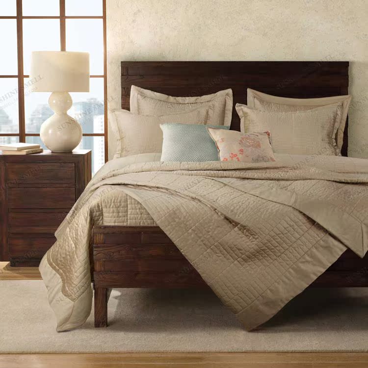 Bông satin chần bằng giường bao gồm ba bộ mùa xuân và mùa hè bông American mùa xuân và mùa hè giường quilted tờ điều hòa không khí