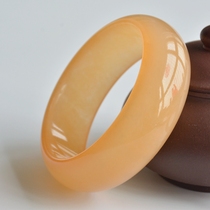 Gold silk jade bracelet Xinjiang Gobi jade bracelet Color jade natural jade bracelet Hetian jade bracelet A delivery certificate