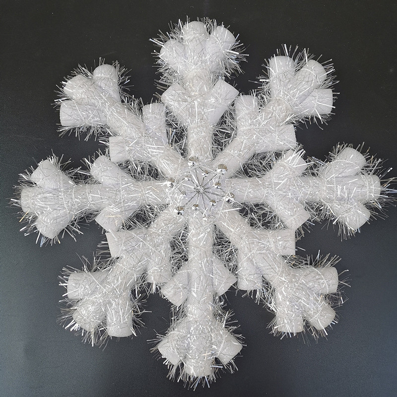 Children's Day Performance Stage Props Decorations Six-Eight-Sided Christmas Foam Christmas Snowflakes Bar Shopping Mall Dance