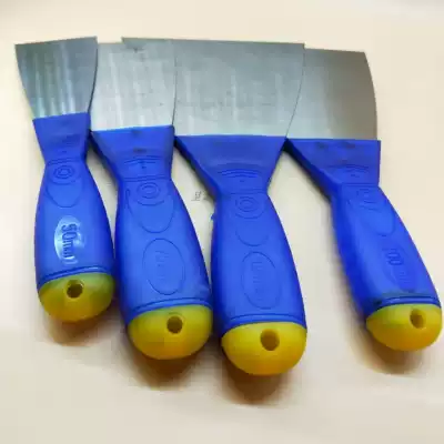 Wu Ma non-slip Stainless Steel putty knife thickened scraper blade spatula mudknife Soil Knife cleaning knife plastic handle