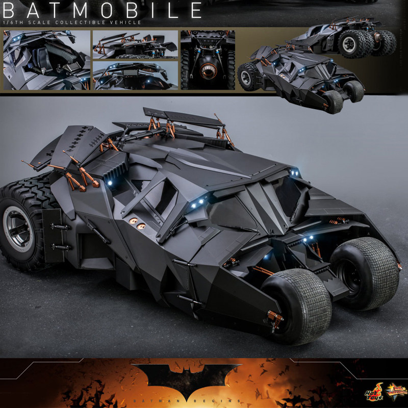 HotToys 1 6 Batman Chariot Perimeter Model Batmobile HT Soldier Model Toy MMS596