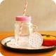 Korea Creative Lady Juice Cup Hộ gia đình Uống Ly thủy tinh cầm tay Pipette Cup Cup Hand Cup với Cover Cup