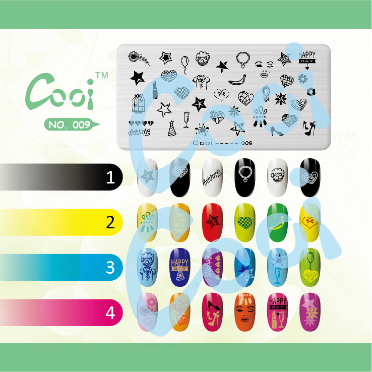 Nail Art Printing Sheet Template Blue Film Painted Printing Mold Stamp Scraper Nail Ba Lan Công cụ chuyển nhượng giấy lau gel