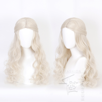 taobao agent 【Thousand】Alice Dreamwim Wonderland 2 cosplay Bai Queen's wigs in the wigs of long curly hair fake hair