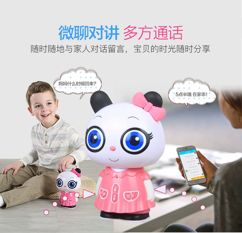 Chúc mừng Xiongbao thông minh giáo dục sớm robot sạc tải máy câu chuyện trẻ em thông minh trò chuyện âm nhạc đám mây đồ chơi trẻ con