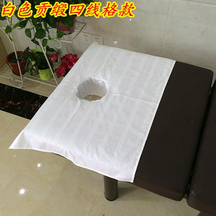 Thẩm mỹ viện đầu giường lỗ bông cotton Thẩm mỹ viện đặc biệt khăn trải giường massage với lỗ khăn trải giường massage lỗ pad ga trai giuong