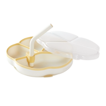 Supor baby meal plate grid plate baby suction cup independent eating training bowl plate childrens food supplement tableware