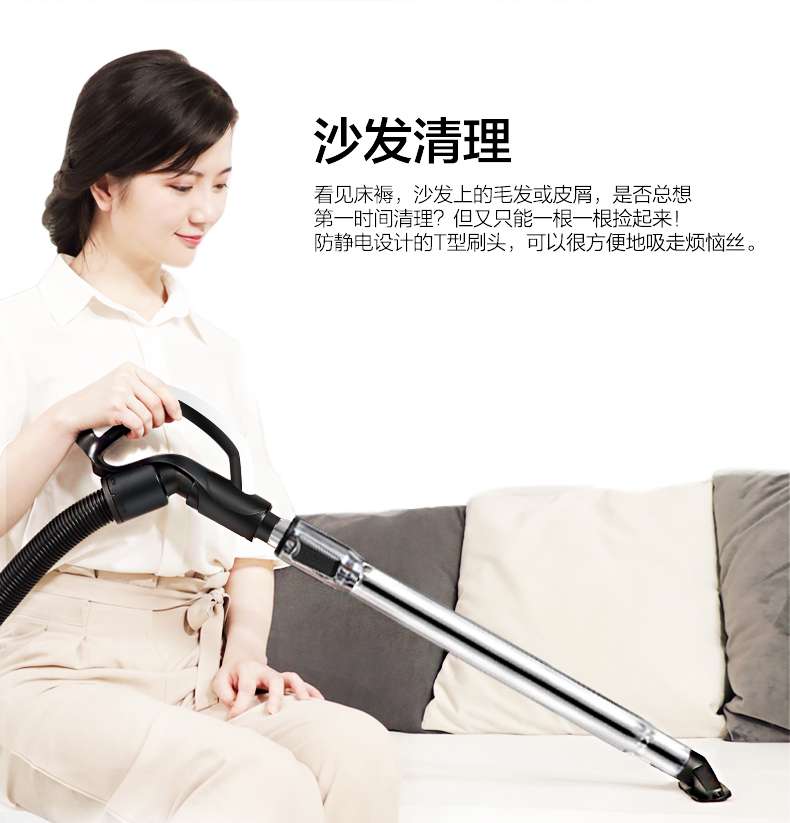 máy hút bụi nước Máy hút bụi Supor VCB28A hộ gia đình mạnh mẽ cầm tay mini câm ngoài máy hút bụi ngang - Máy hút bụi bán máy hút bụi