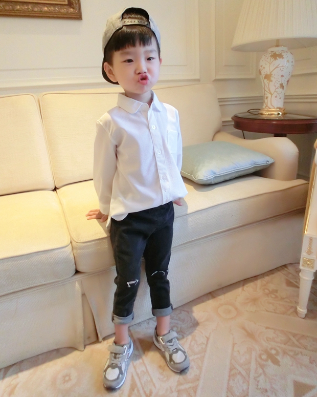 Chemise enfant à manche longue - Ref 2083115 Image 28