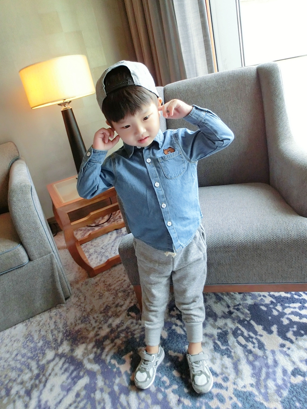 Chemise enfant à manche longue - Ref 2083226 Image 18