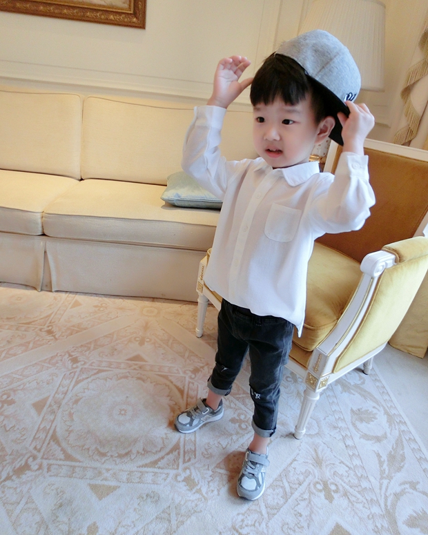 Chemise enfant à manche longue - Ref 2083115 Image 14