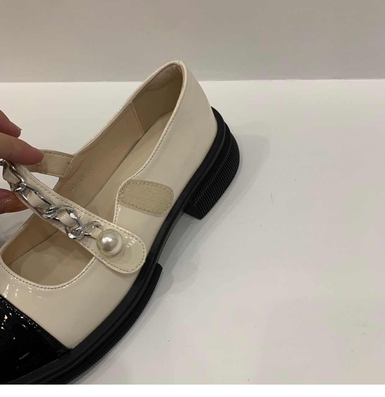 Туфли Мэри Джейн 厚底小香风小皮鞋女鞋子2024新款玛丽珍黑色春秋冬季加绒乐福单鞋 OTHER