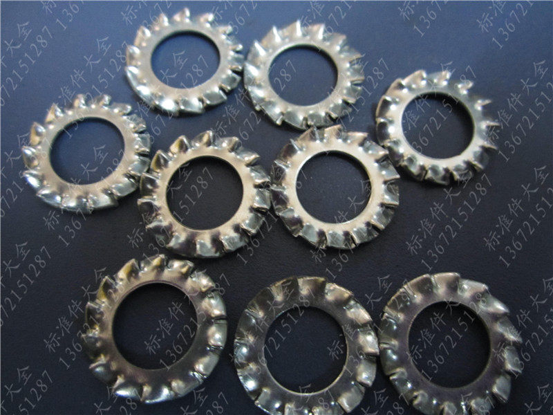 External Serrated Locking gasket GB T862 Multi-tooth external tooth cushion 3 4 phi 5 4 phi 6-3 0 (200 packets)