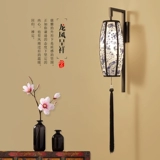 Ретро бра для гостиной, сине-белая простыня для спальни, антикварный фонарь для коридора, китайский стиль, ручная роспись