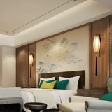 Ретро бра для гостиной, сине-белая простыня для спальни, антикварный фонарь для коридора, китайский стиль, ручная роспись