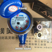 LXSY-15E Emmeron water meter iron shell wet 4 minutes 6 minutes cold water table Precision straight read DN15DN20