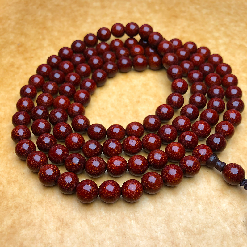 Natural India Small Leaf Purple Sandalwood Playing Foe Beads full of Venus Men and women Couple hand Alchemy 8mm108 wood