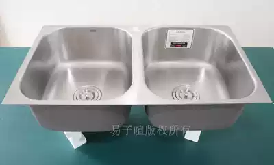 Asian American home SUS304 stainless steel and other large double sink thickening 1 2 OEM foreign trade original single large double tank wash basin 8045 sets