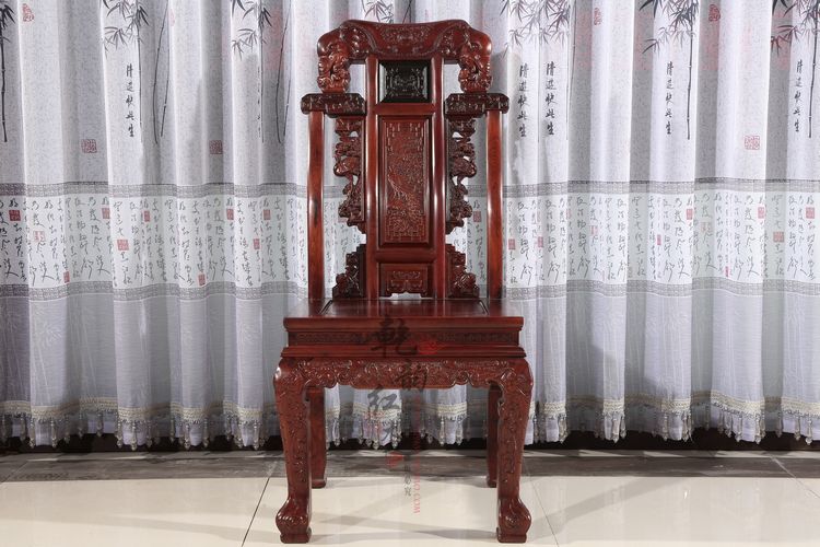 Bàn ăn gỗ hồng mộc đỏ Lào Dongyang Ming và Qing kết hợp đồ nội thất bằng gỗ gụ cổ điển - Bộ đồ nội thất bộ bàn ghế phòng khách