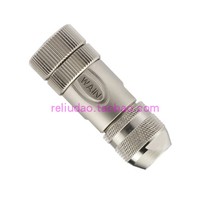 WAIN connector M12-F04D-T-D8-SH female core 1632044212002 four-pin shielded CAT5 original dress