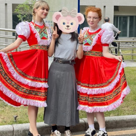 New Russian folk dance costume maid costume adult stage opening dance large swing skirt performance costume tutu skirt