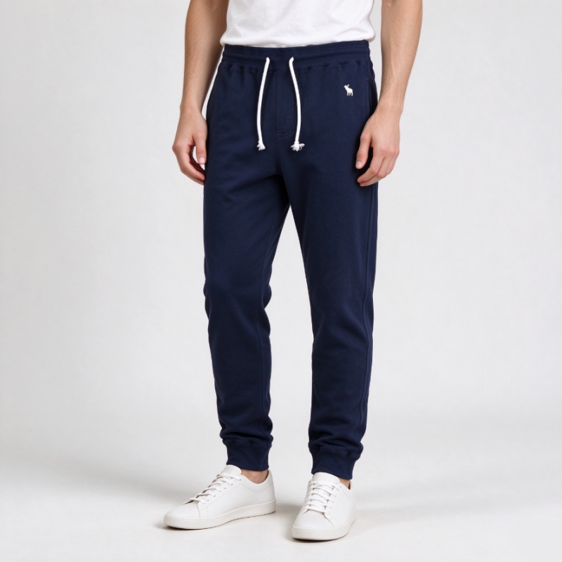 Abercrombie&Fitch Men's Af Autumn and Winter Fleece Sweatpants Drawstring Ankle-Tie Pure Cotton Sports Casual Pants Abercrombie&Fitch Men's Af Autumn and Winter Fleece Sweatpants Drawstring Ankle-Tie Pure Cotton Sports Casual Pants