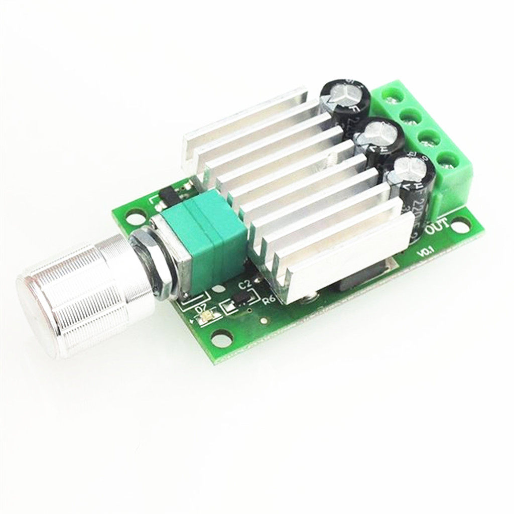 12V24V10A大功率直流控制器调速开关 PWM直流电机调速器