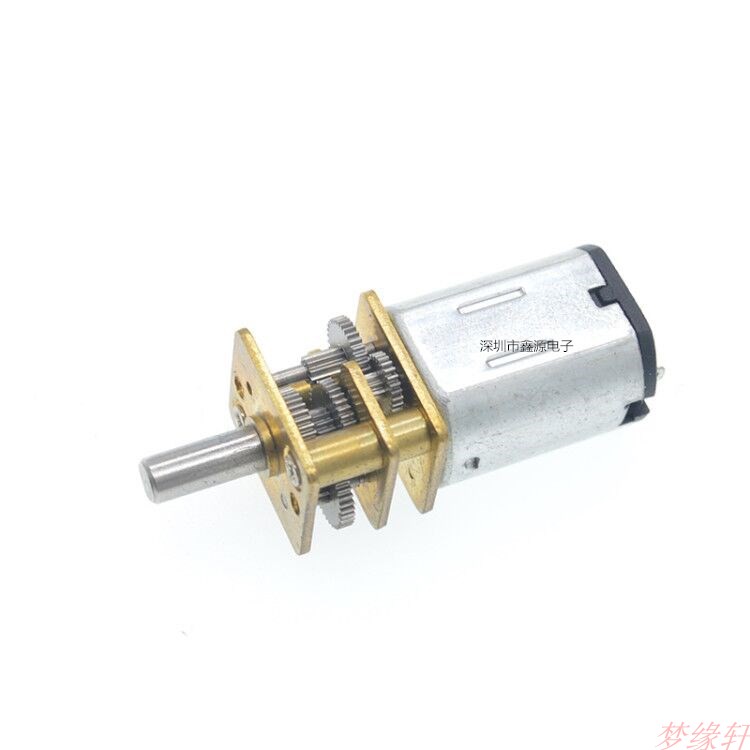 GA12-N20减速马达 智能小车3V6V12V微型直流齿轮减速电机低速电机