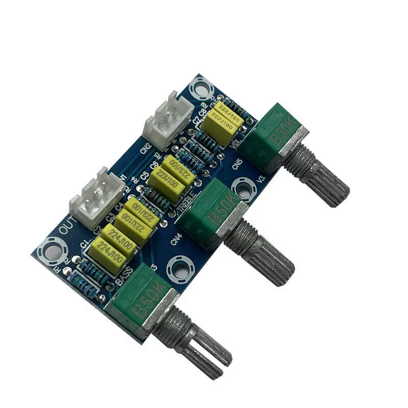 XH-M802 无源调音板前级板前置板音调板高低音调节HIFI发烧级成品