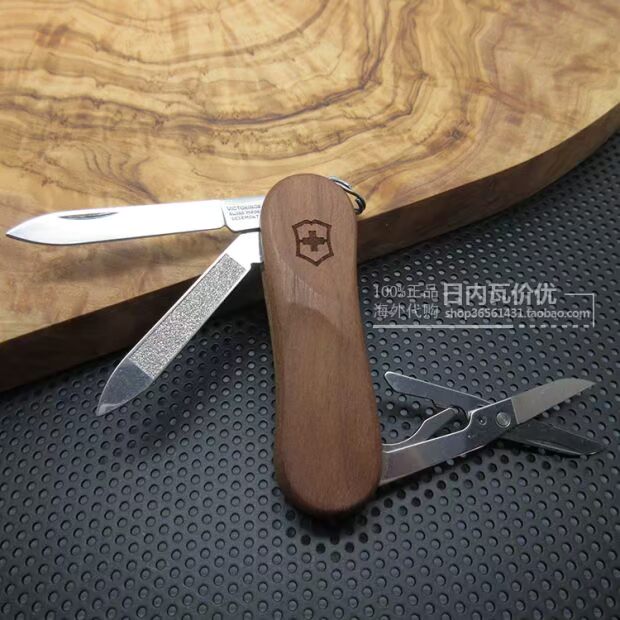 Swiss Army Knife Chính hãng Walnut Mini Reed Evowood 81 Delemont Series Bản gốc Wigo dụng cụ đa năng Leatherman