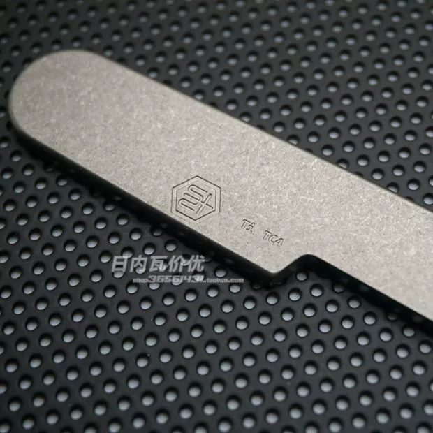 DIY Titanium Patch Stone Wash For 91mm Swiss Army Knife Kim loại Xử lý EDC Ti Shank Old Cross