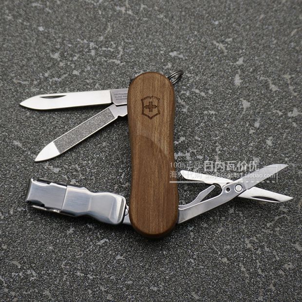 Swiss Army Knife Original Wig Walnut Nail Clip Nail Clip Nail Clip Gỗ 580 0.6461 dụng cụ đa năng Thụy Sĩ