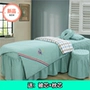 Tinh khiết vẻ đẹp bedspread denim mát xa trị liệu sắc đẹp cao cấp salon bedspread đơn giản vận chuyển có thể được tùy chỉnh - Trang bị tấm ga trải giường spa đẹp